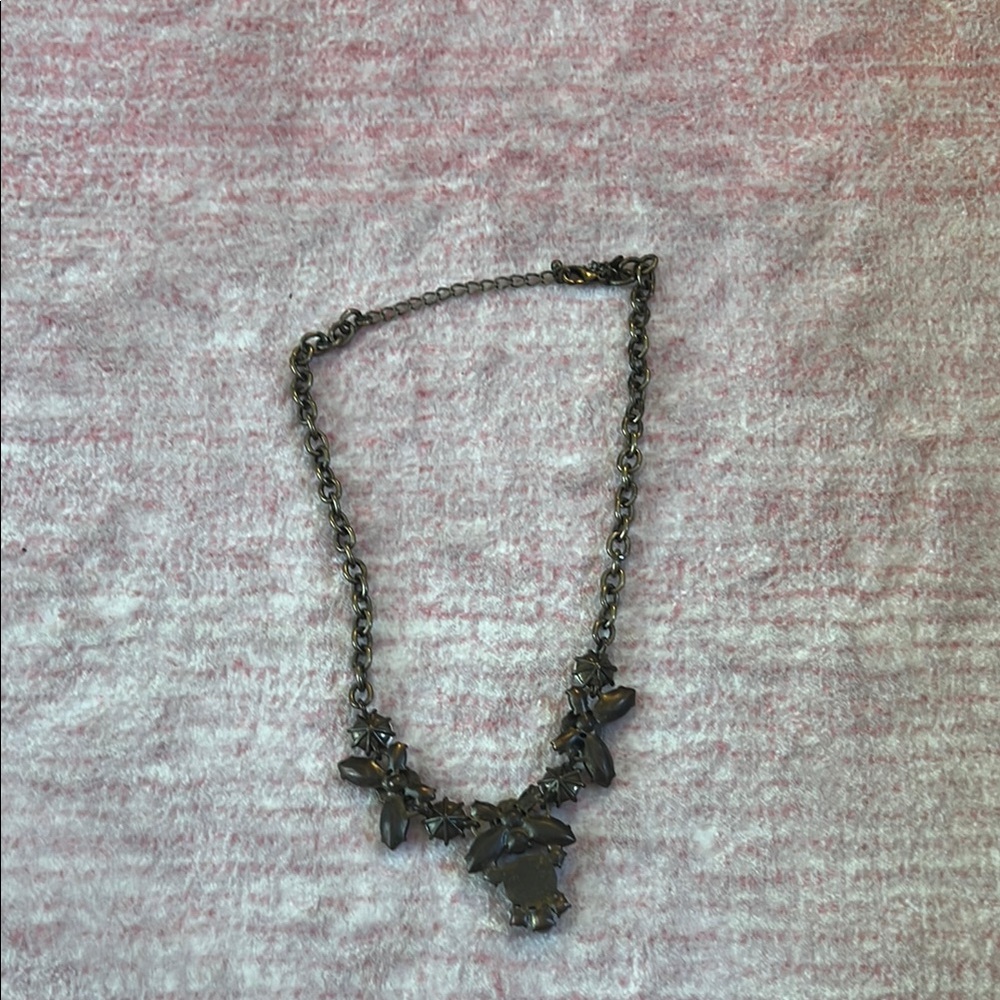 J. Crew Pink and Blue Iridescent Bead Necklace - Picture 10 of 10